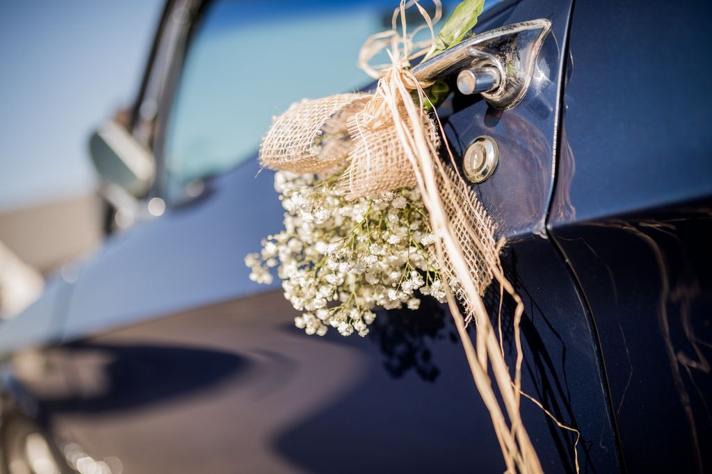 Photographe mariage Metz Moselle Decoration voiture mariage ®gregory clement.fr