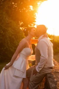 couché de soleil mariage chateau de morey gregphoto